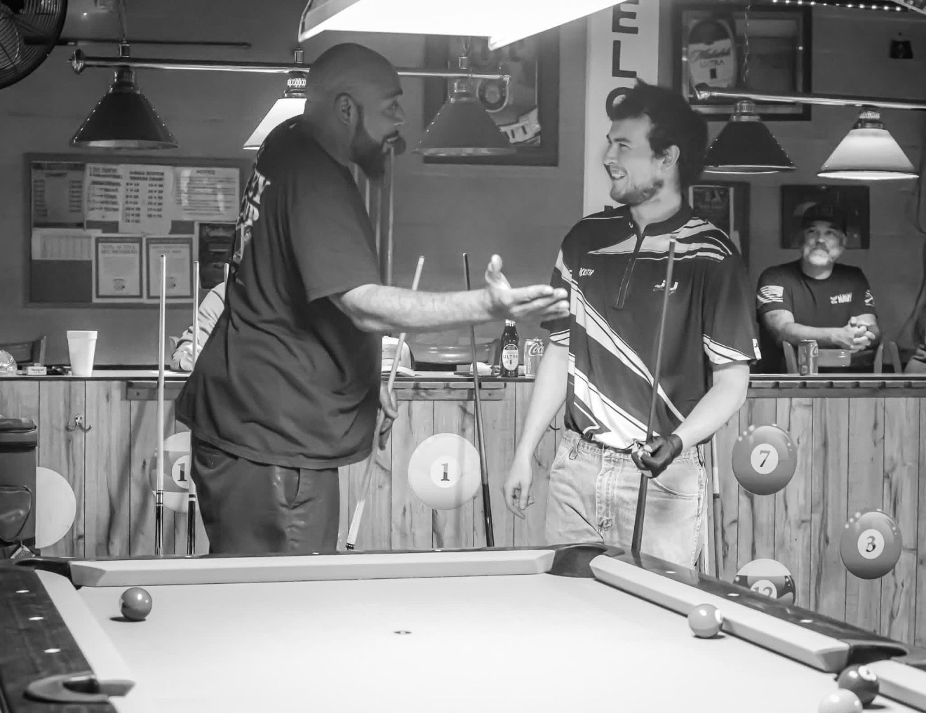 Good sportsmanship after the match